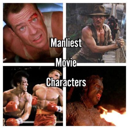 manly movie characters