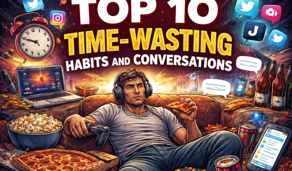 time wasting habits and conversations