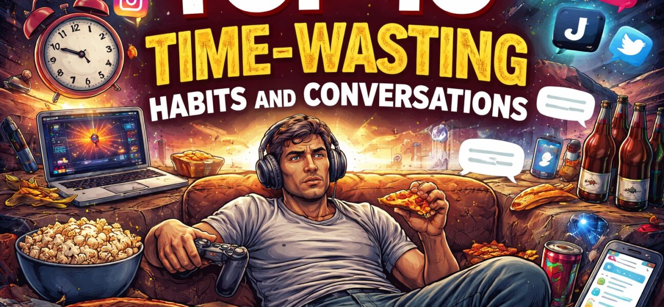 time wasting habits and conversations